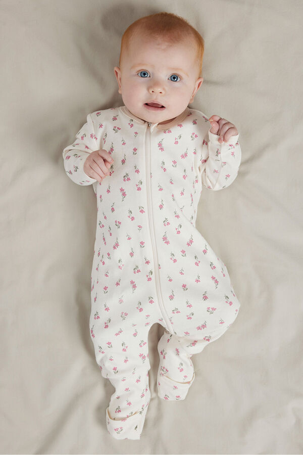 Name it Floral pyjamas pack white