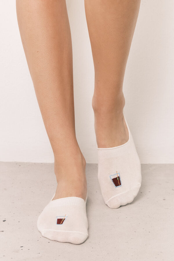 Women'secret Nevidljive čarape sa vezom vermuta Boja Kože