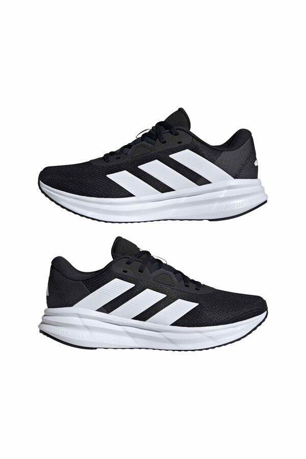 Adidas Galaxy 7 3-stripe running trainers black