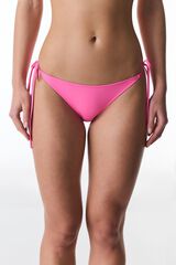 Penti Braga bikini cl&aacute;sica lisa lazos rosa
