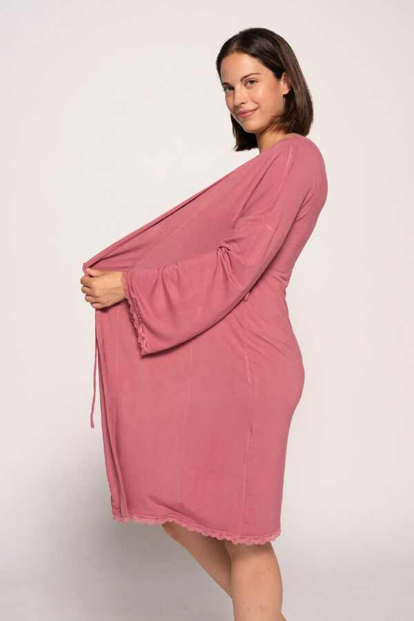 Womensecret Maternity robe with matching lace printed