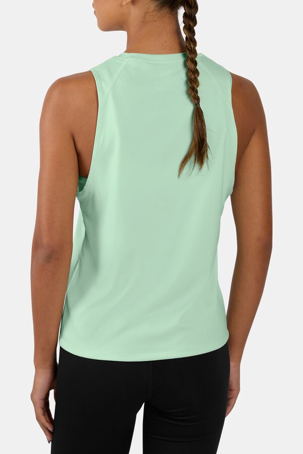 Reebok T-shirt sans manches d'entra&icirc;nement vert