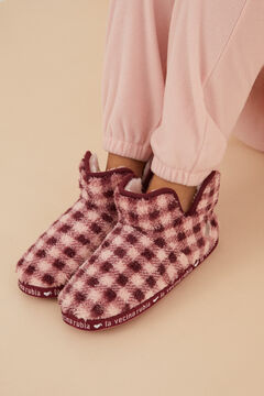 Womensecret La Vecina Rubia slipper boots pink