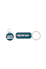 Womensecret Key ring and plaque set printed