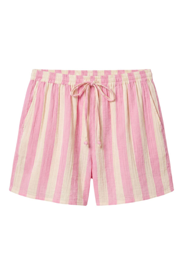 Women'secret Pantal&oacute;n corto rayas rosa rosa