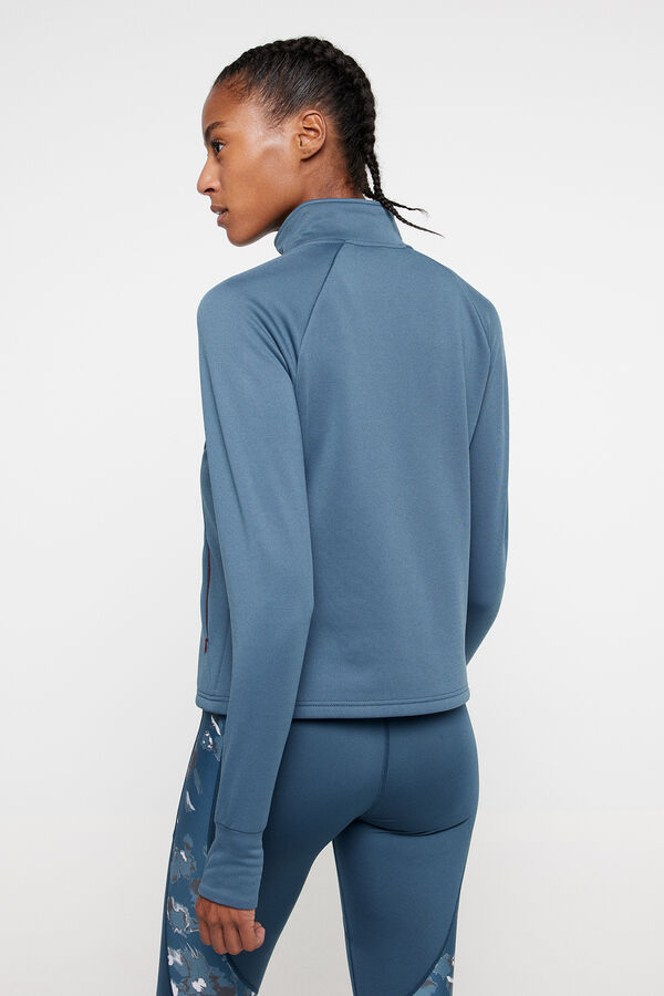 Only Play Chaqueta con cremallera azul