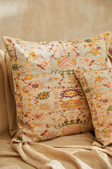 Calma House Rochelle printed cushion cover bleu