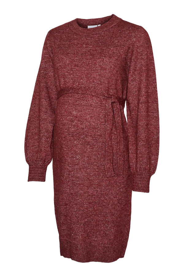 Womensecret Short knit maternity dress rouge