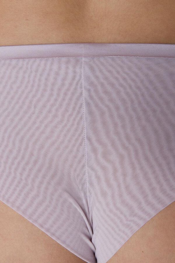 Black Limba Silver Sira Brazilian panty grey