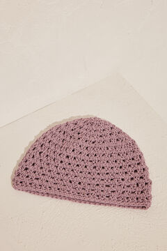 Womensecret Shiny pink mesh hat pink