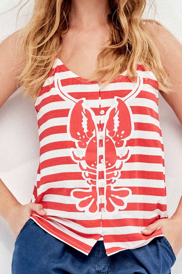 Gisela Pijama in and out print langosta estampado