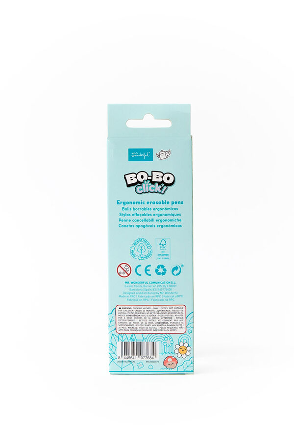Mr. Wonderful Set of 2 erasable pens Daisy and Bee Bo-Bo Click! printed