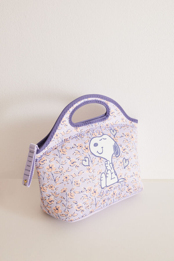Womensecret Lilac Snoopy lunch bag pink