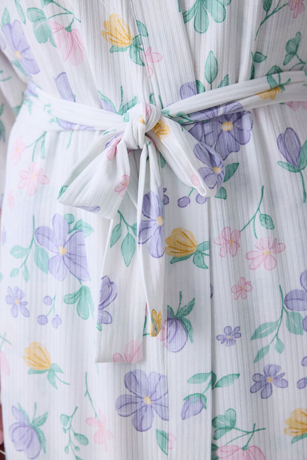 Penti Bata larga flores estampado