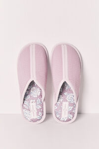Women'secret Burgundy printed slippers