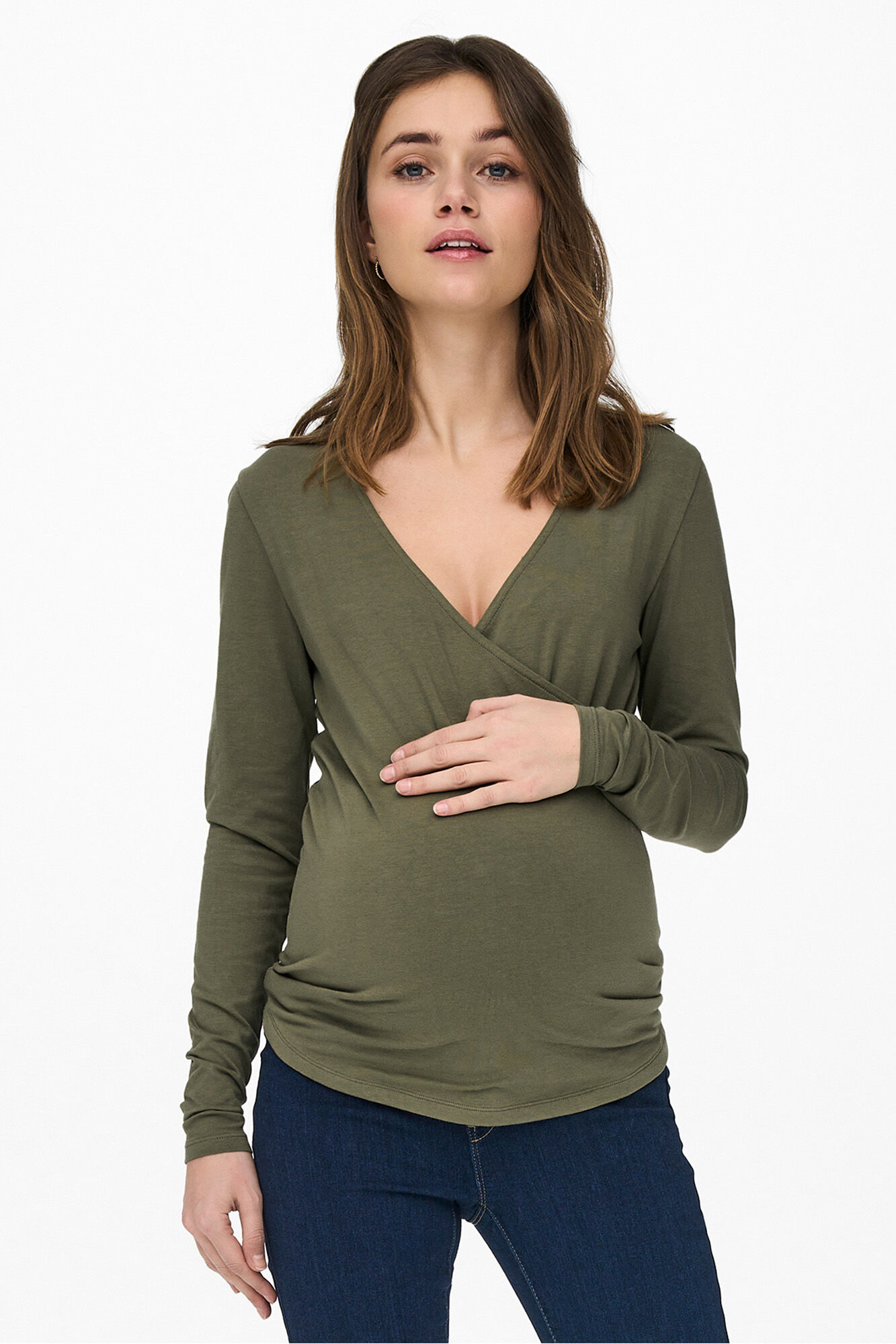 Only Maternity Top manga larga maternity