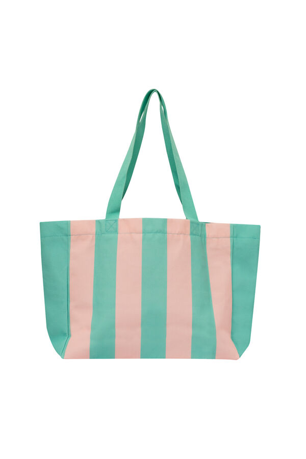 Womensecret Fabric tote bag pink and green  S uzorkom