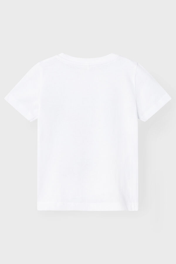 Womensecret T-shirt de menino com print divertido branco