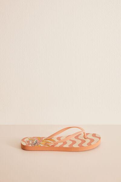 Womensecret Multicolor Stitch flip-flops printed