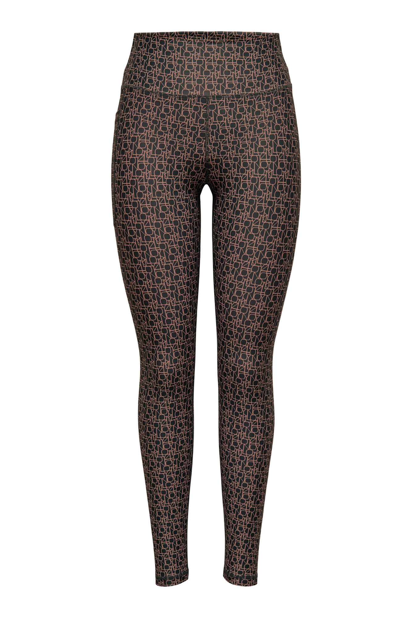 Only Play Print Leggings mit hoher Zuglasche .