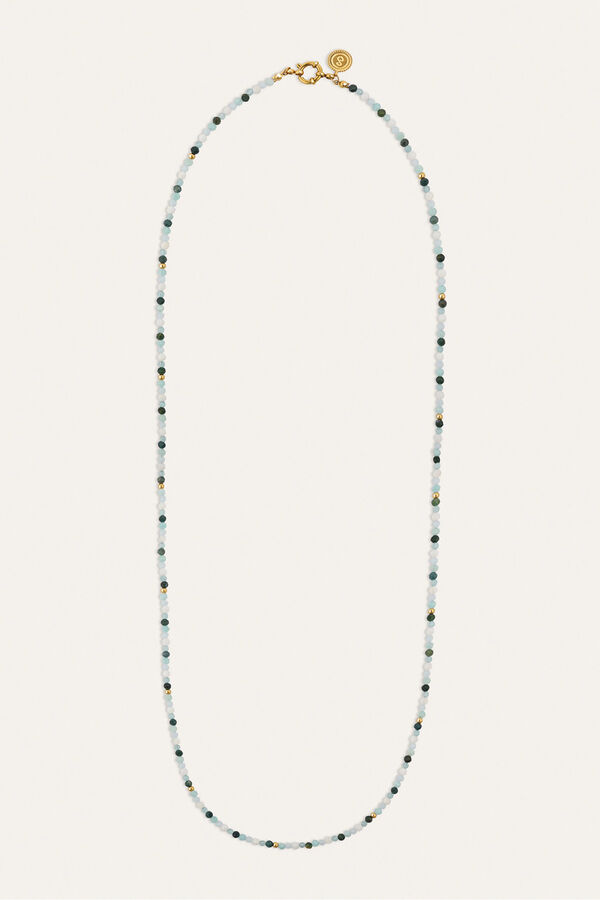 Singularu Collar Long Altea Ice Acero Ba&ntilde;o Oro amarillo