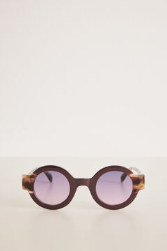 Womensecret Tortoiseshell sunglasses with a tropical cover brown