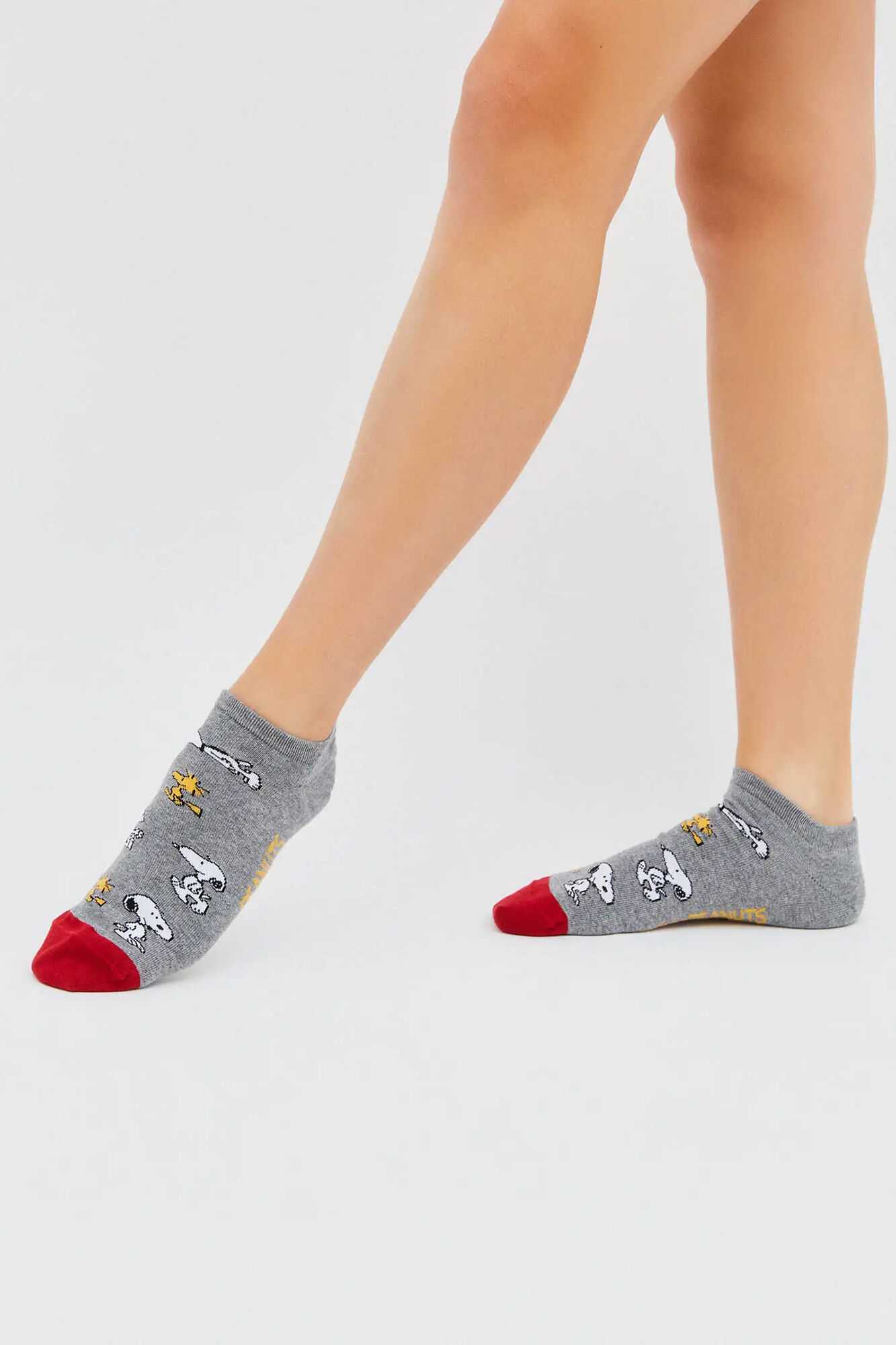 Besocks Calcetines tobilleros Besocks de algod&oacute;n org&aacute;nico color gris