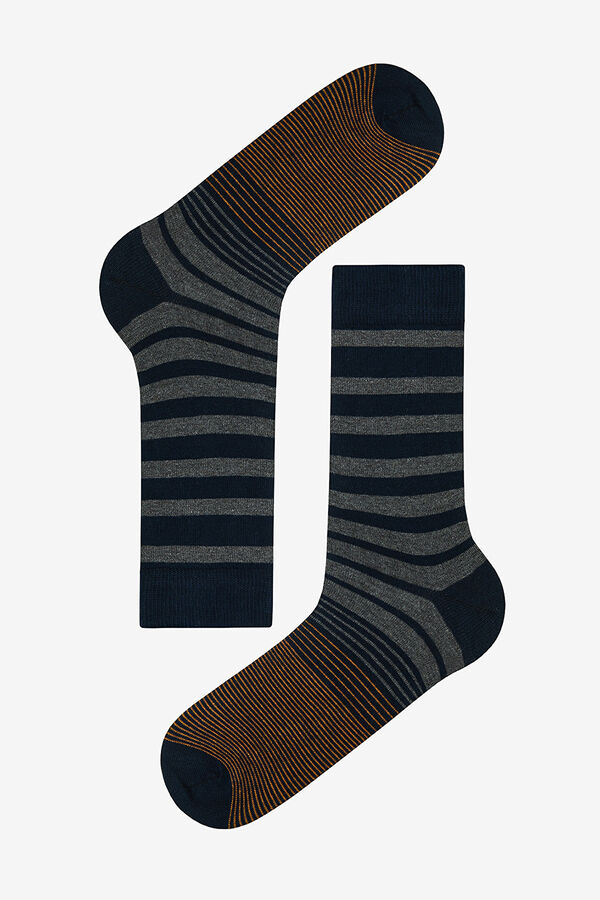 Penti Pacote de 2 meias masculinas azul