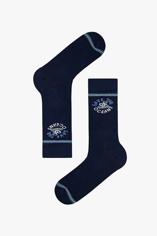 Penti Striped 3-pack high socks printed