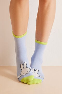 Womensecret Pack 3 pares meias compridas algodão Miffy estampado