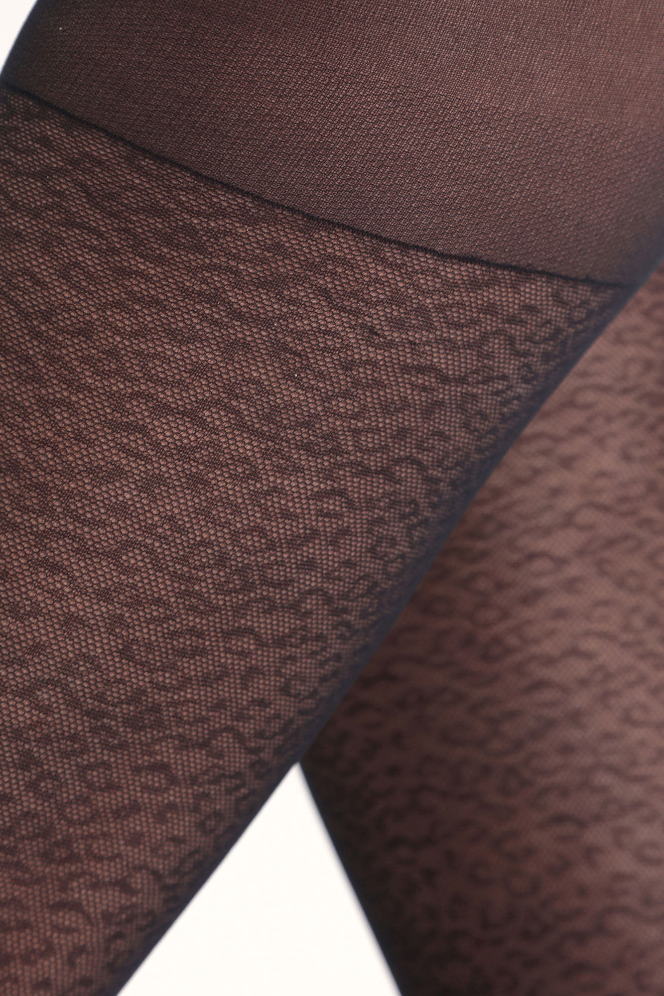 DIM Panty transparente print leopardo 23 Deniers