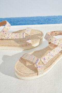 Womensecret - Sandals with multicoloured straps printed