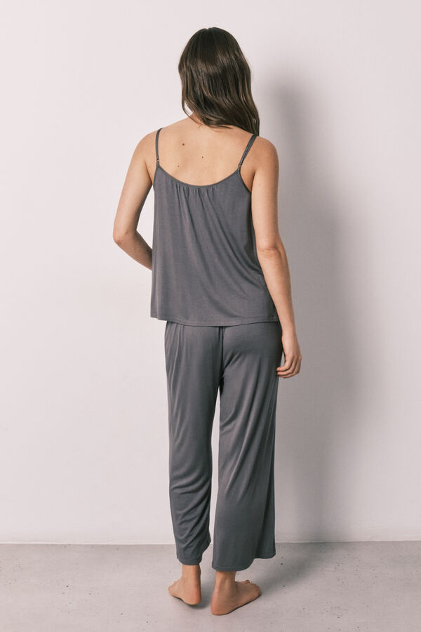 Women'secret Grey long strap pyjamas grey
