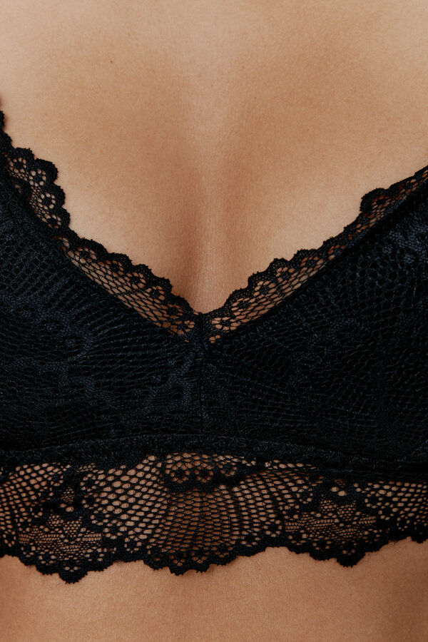 Black Limba Sujetador triangular Maze - Black negro