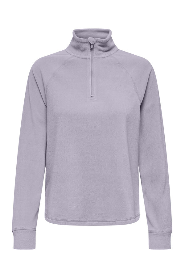 Only Play High neck fleece pink