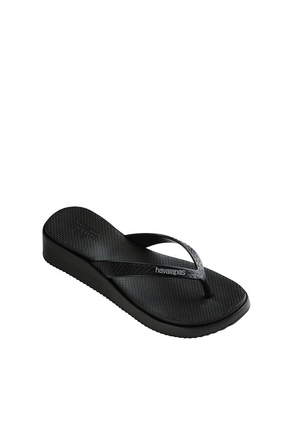 Havaianas Flip-Flops Hav. Schwarzes Plateau mit hoher Plattform Schwarz