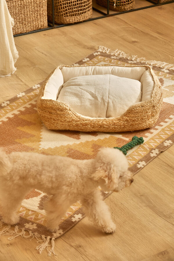 Calma House Ural Jute Haustierbett Nude