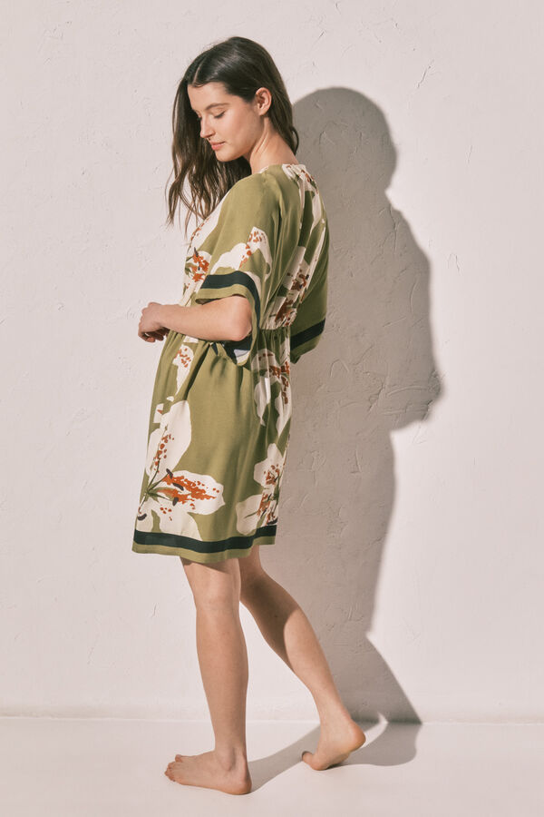 Women'secret Printed short camisole green