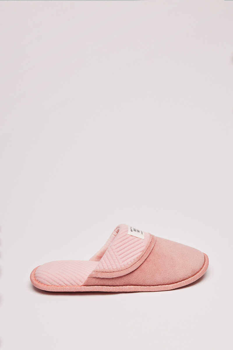 Womensecret Pink padded slippers pink