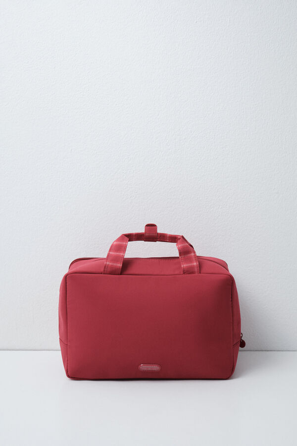 Women'secret Snoopy double zip vanity case red