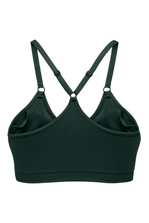 Womensecret Seamless adjustable strap sports bra blue