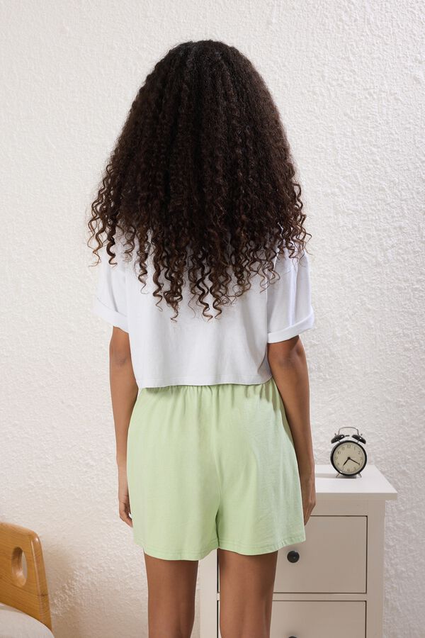 Trendyol Pack de 3 pantalones cortos de pijama estampado