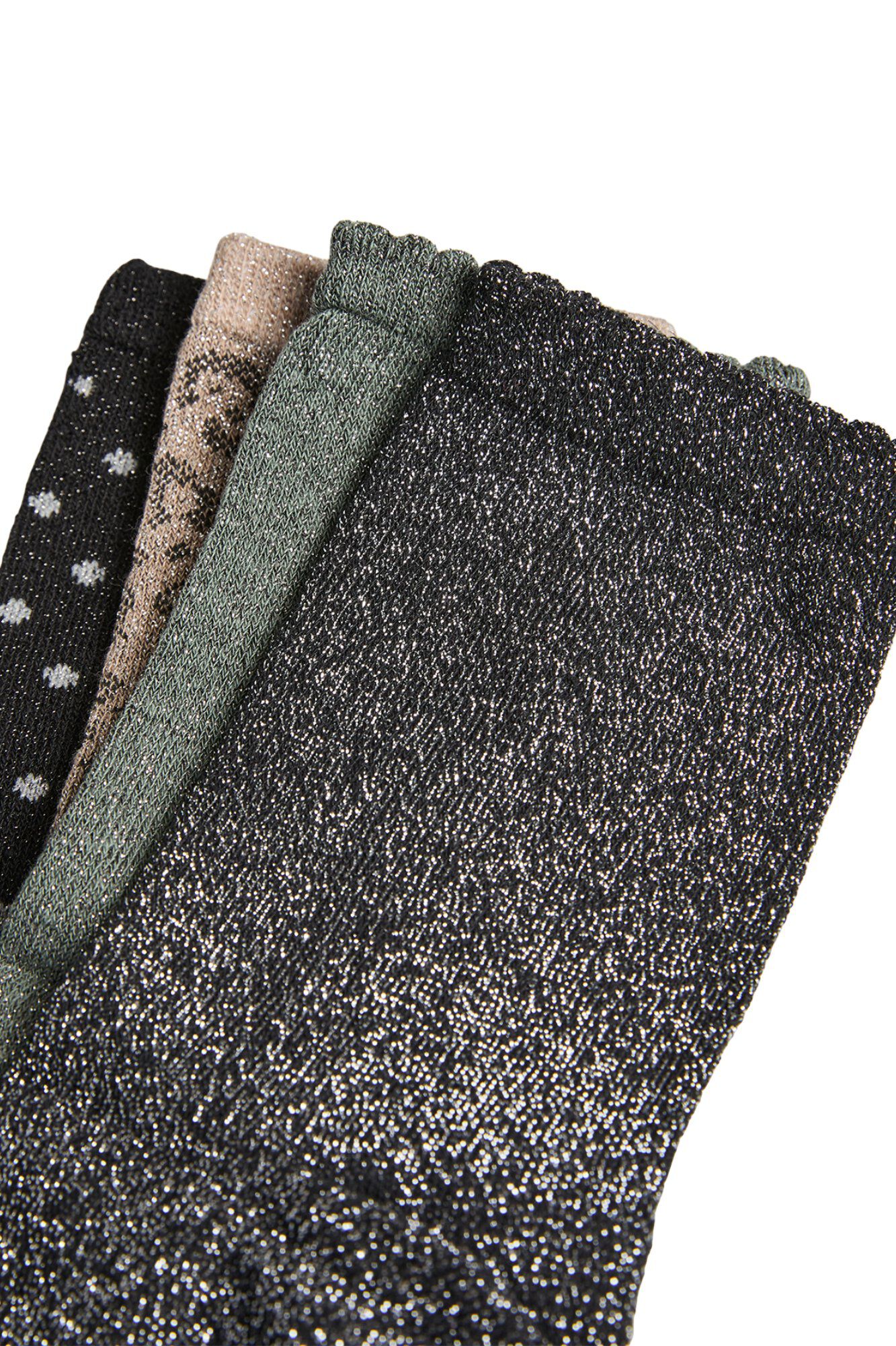 Pieces Lurex 4-pack socks