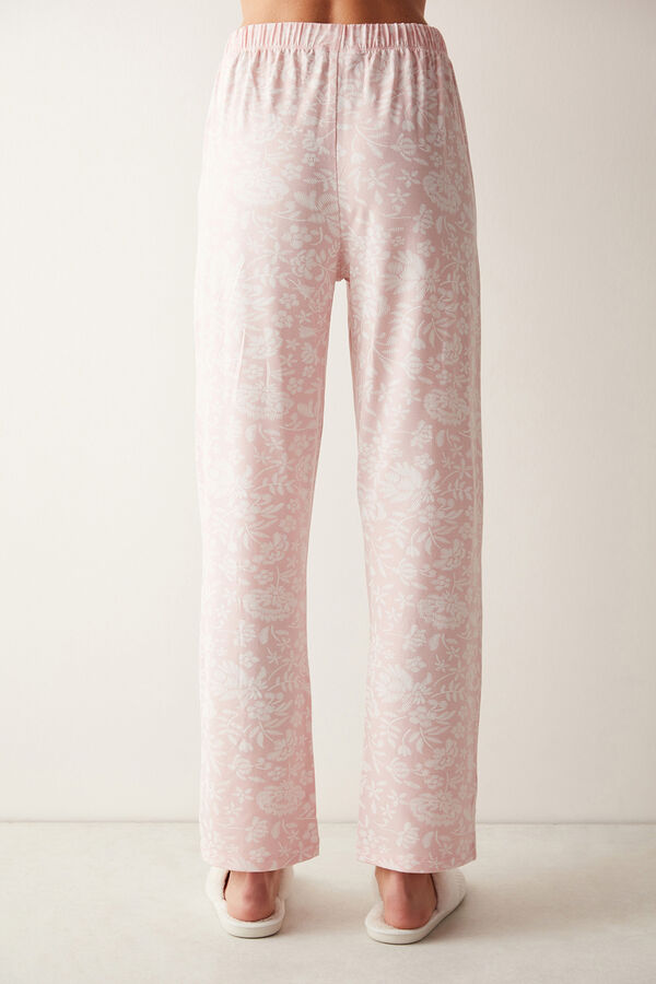 Womensecret Joise Pink Patterned Pants Pajamas rózsaszín