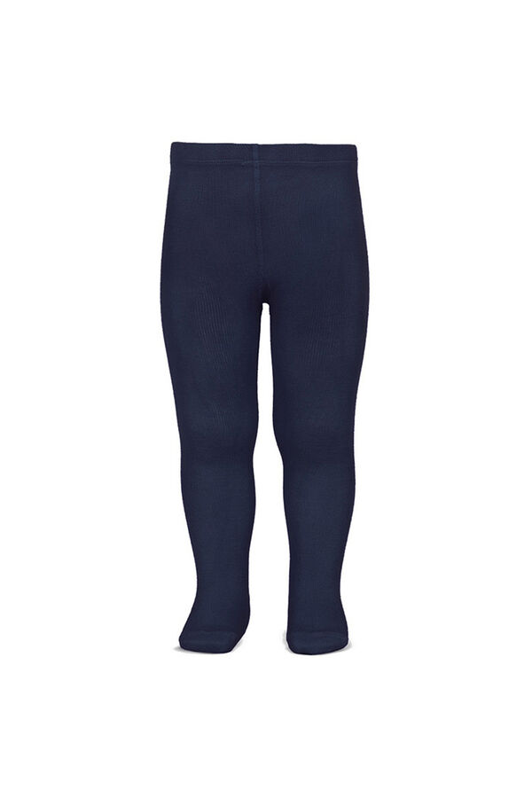 Condor Essentials plain knitted tights  blue