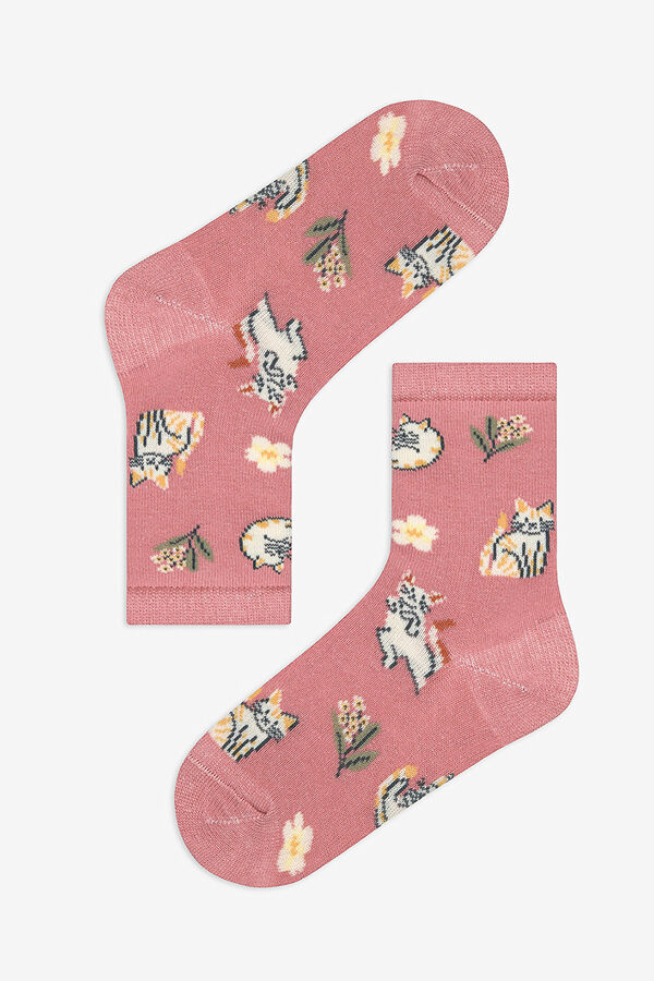 Penti Pack de 4 calcetines ni&ntilde;a estampado