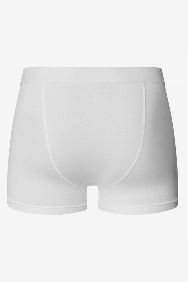Bread & Boxers Pack of 2 white eco elastic modal boxers blanc