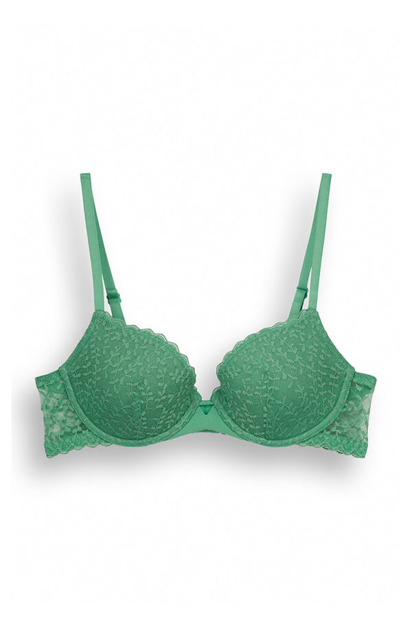 Minx Lace Balconette Bra - 1733100 - Forest Green Dewdrop – Ashley's  Lingerie & Swimwear