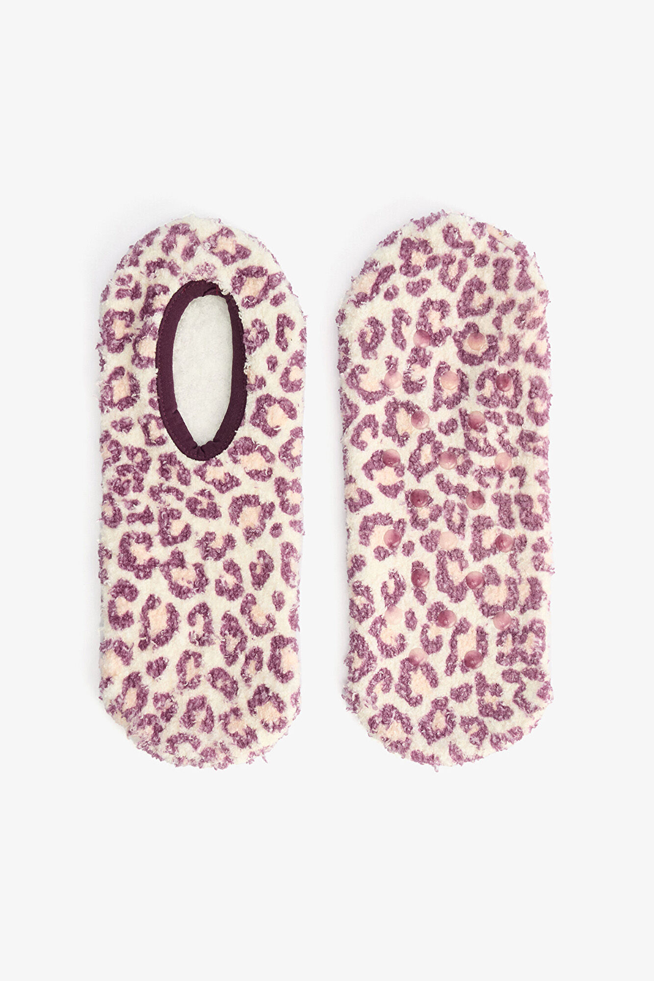 Penti Calcetines antideslizantes con estampado de leopardo