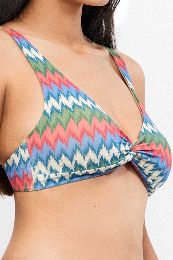 Gisela Triangle non-wired bikini top white
